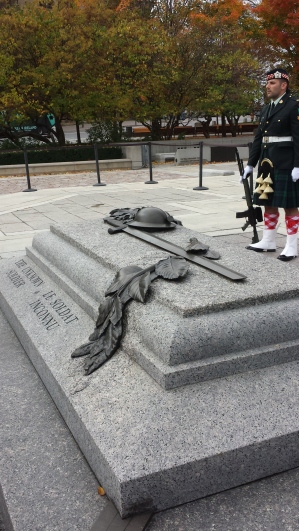 Cpl Cirillo, ceremonial guard, National War Memorial