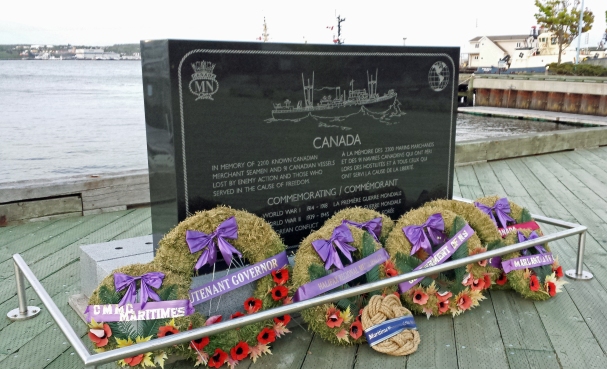 Merchant Navy Memorial, Sackville Landing, Halifax
