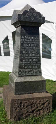 War memorial in Beckwith Park - McLaren, Dowdall, McMillan, Boreland
