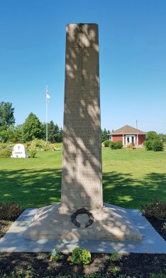 WW1 memorial to Acadian soldiers of Baie-Egmont